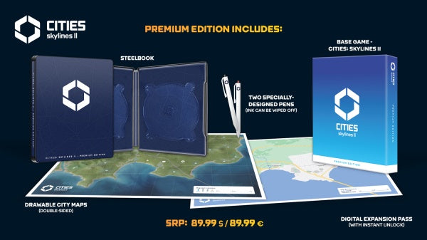 Cities: Skylines II Premium Edition (PS5) - Anime Figuren günstig kaufen
