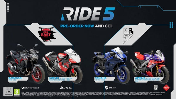 RIDE 5 Day One Edition