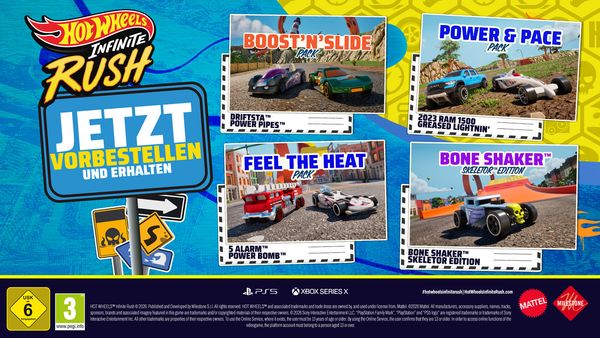 Hot Wheels Infinite Rush Day One Edition