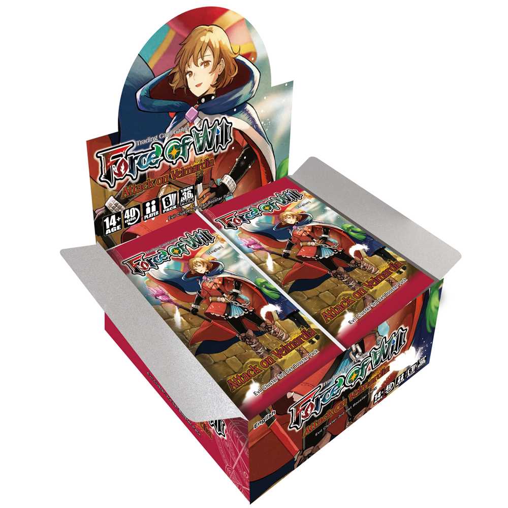 BOX FOW FORCE OF WILL ATTACK ON VELMARDIA E3 (36 BOOSTERS) ENG