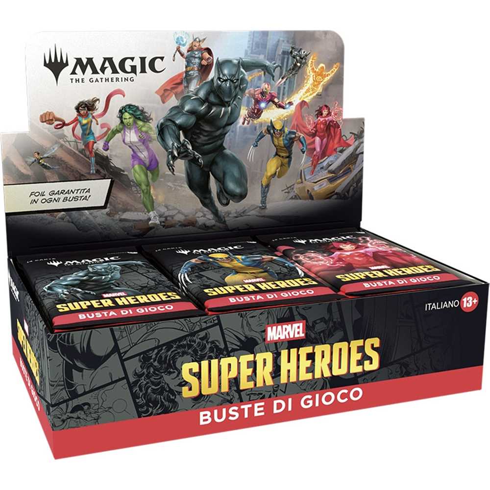 MTG - MARVEL SUPER HEROES PLAY BOOSTER DISPLAY (30 BUSTE) - ENG