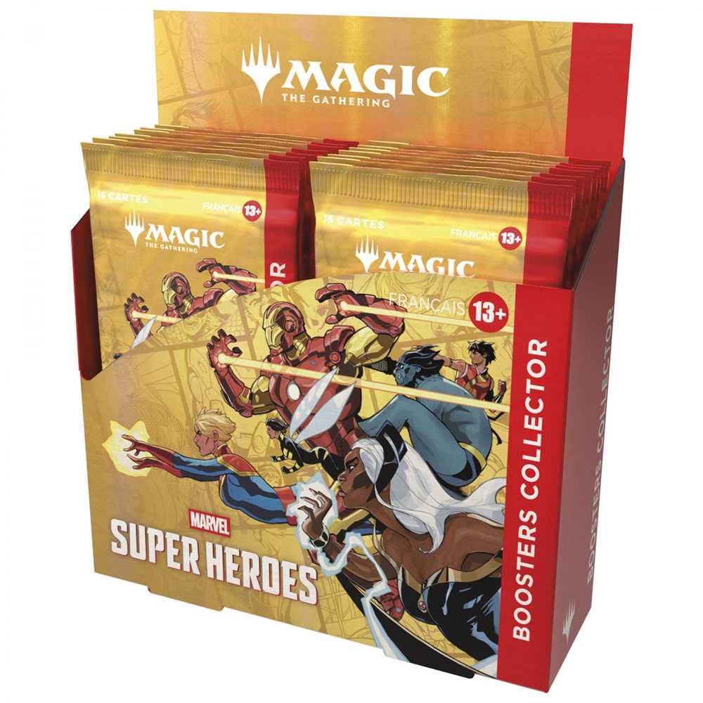MTG - MARVEL SUPER HEROES COLLECTOR'S BOOSTER DISPLAY (12 BUSTE) - ENG