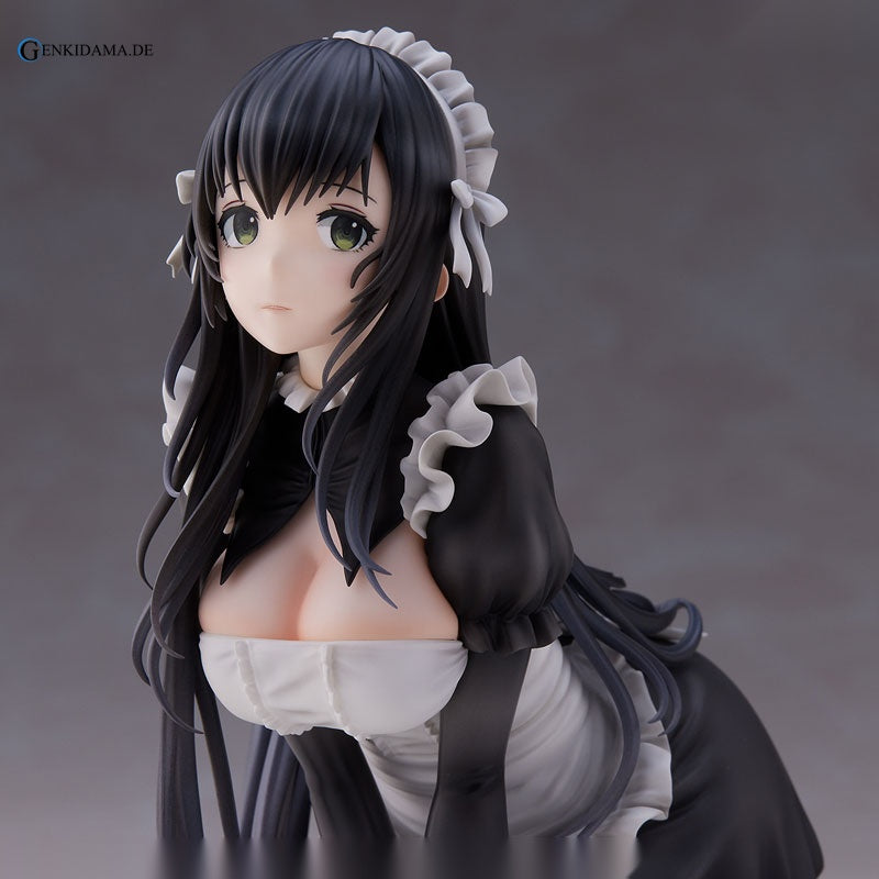 "Black-haired Maid" illustration by Io Haori