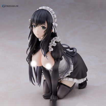 "Black-haired Maid" illustration by Io Haori