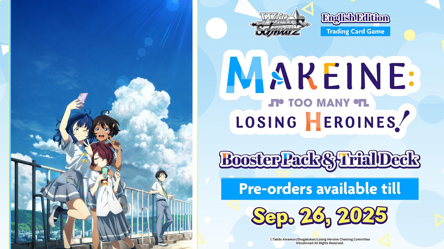 Weiss Schwarz – Boîte de 12 Boosters – Makeine: Too Many Losing Heroines!