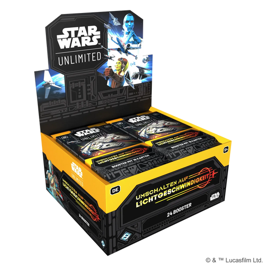 Star Wars Unlimited: Umschalten auf Lichtgeschwindigkeit - Display (DE) - Anime Figuren günstig kaufen