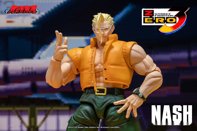 STORM ARENA STREET FIGHTER ALPHA 3 NASH ACTION FIGURE