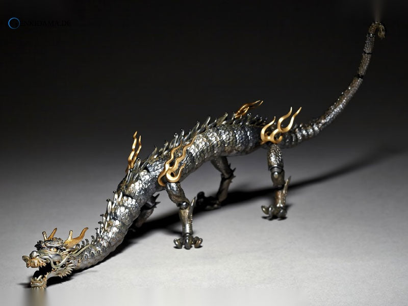 KT Project KT-003 Takeya Style Jizai Okimono "Dragon" Iron Rust Look Edition