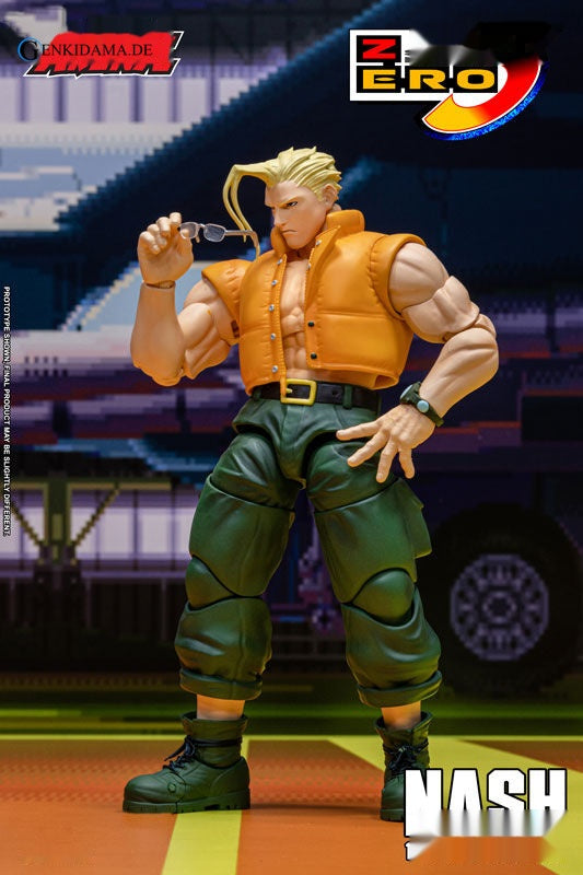 STORM ARENA STREET FIGHTER ALPHA 3 NASH ACTION FIGURE
