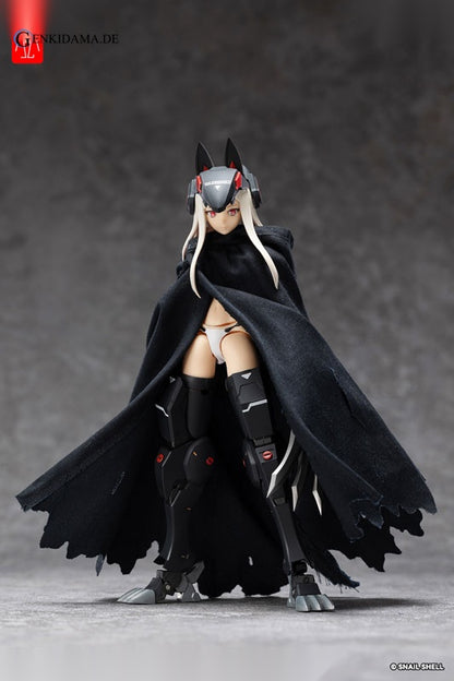 "G.N.PROJECT" Option Costume Tactical Hooded Cape (Black Ver.) (DOLL ACCESSORY)
