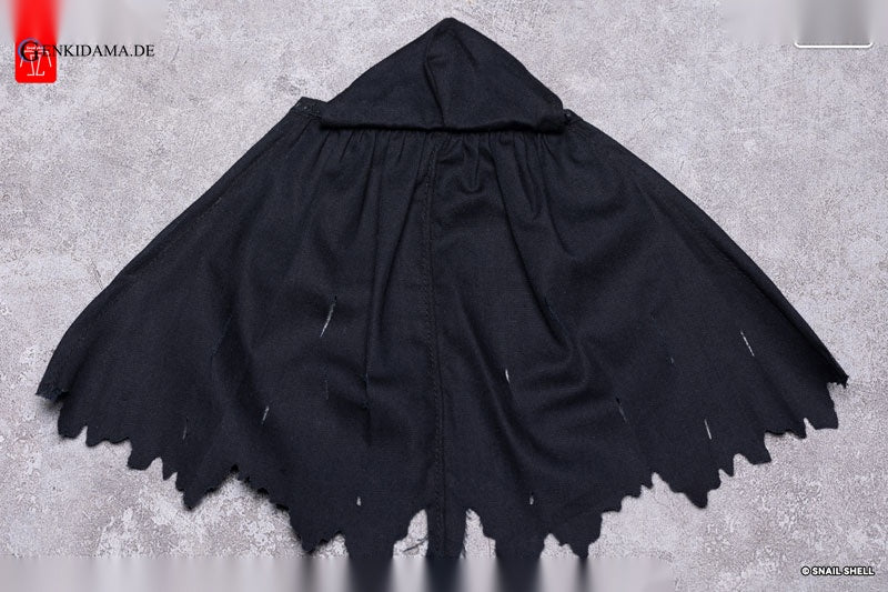 "G.N.PROJECT" Option Costume Tactical Hooded Cape (Black Ver.) (DOLL ACCESSORY)