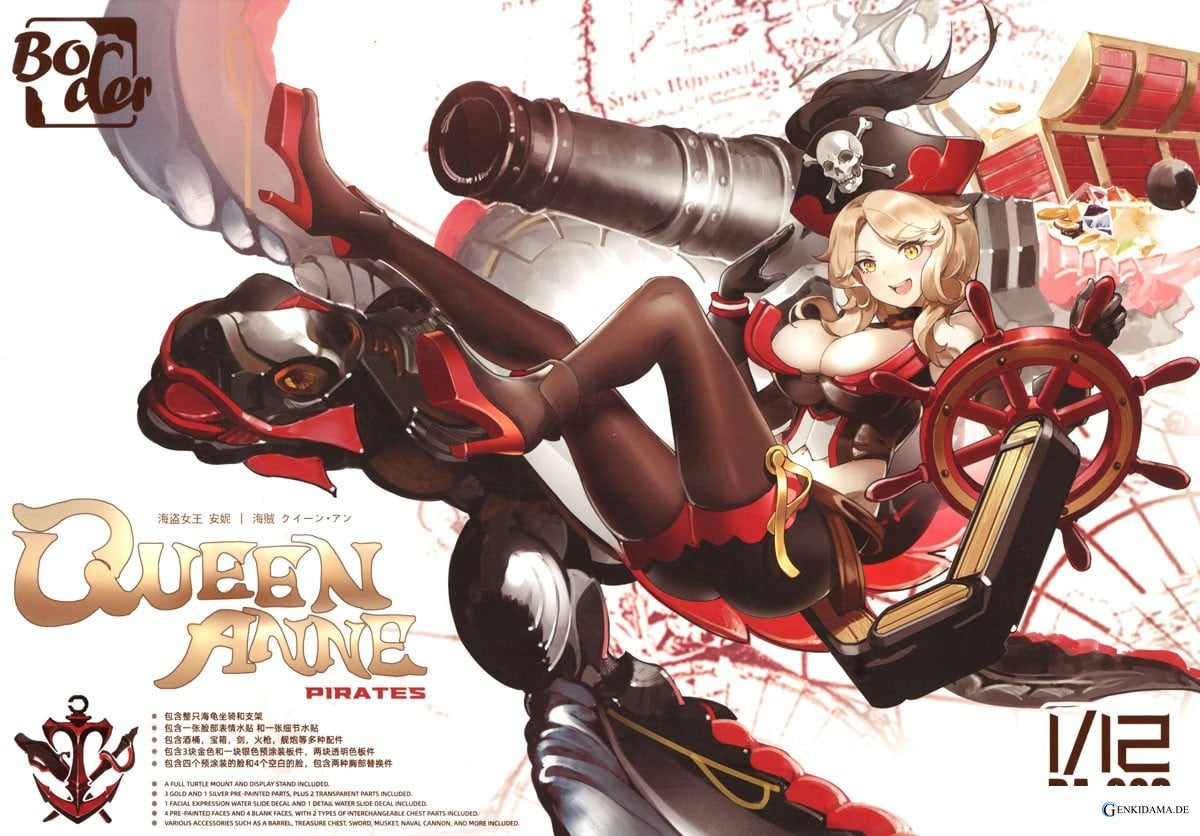 Pirates Queen Anne Plastic Model Kit Border Model - Anime Figuren günstig kaufen