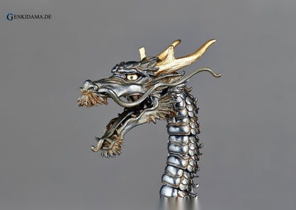 KT Project KT-003 Takeya Style Jizai Okimono "Dragon" Iron Rust Look Edition