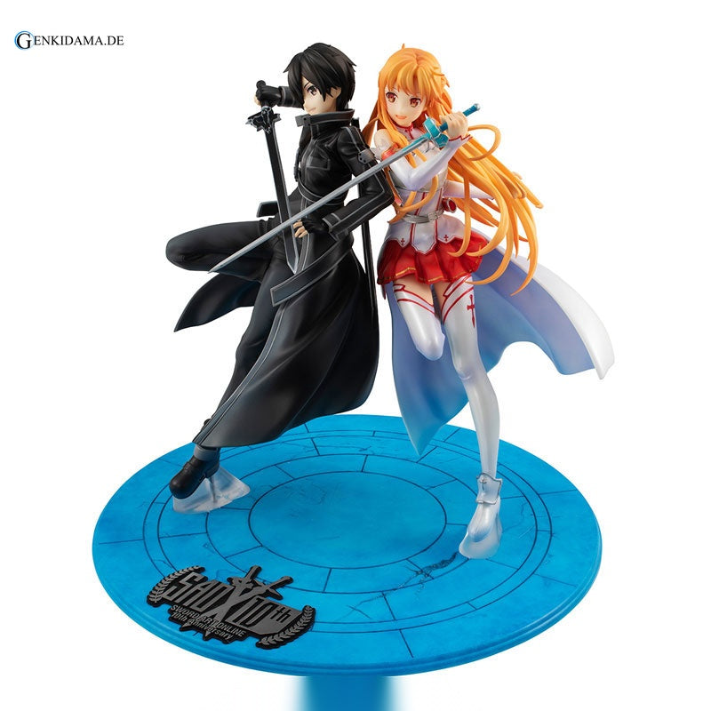 Lucrea Sword Art Online Kirito & Asuna SAO 10th Anniversary Dengekiya Limited Edition (Dengekiya Exclusive)