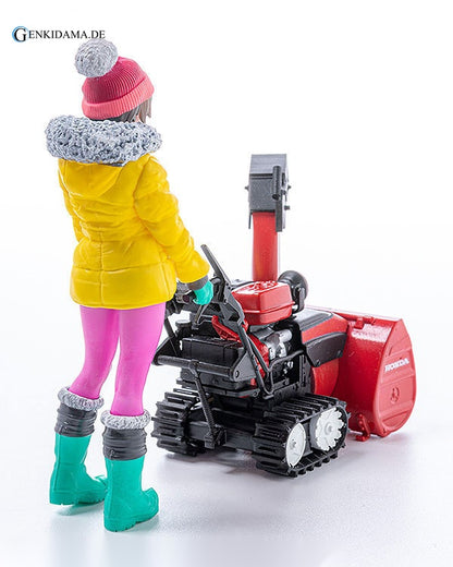 PLAMAX MF-62: minimum factory Minori with Honda Small Snow Plow HSS1170n (JX) 1/20 Plastic Model