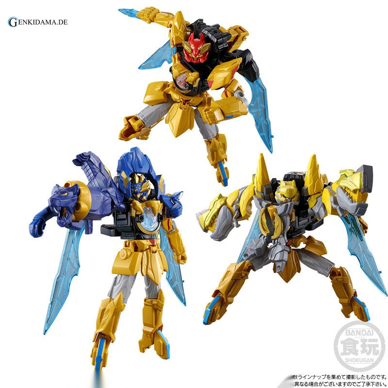 Mini-Pla No.1 Gattai Series 01 Tega Sword & Leon Buster 50 & Tyranno Hummer 50 Set of All 6 Types