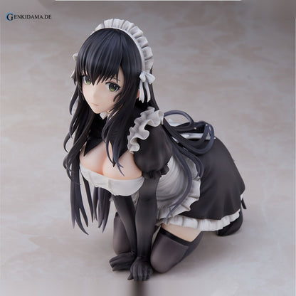 "Black-haired Maid" illustration by Io Haori