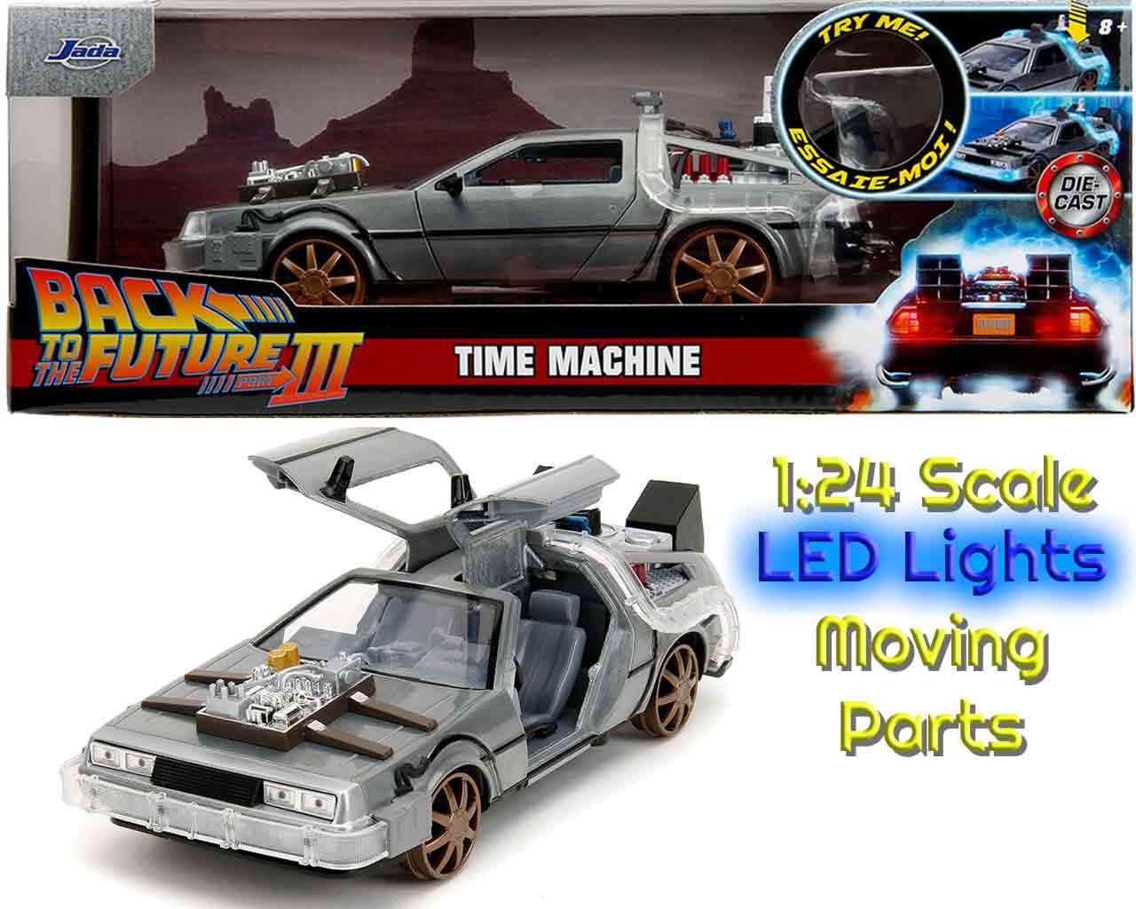 De Lorean with Railroad Wheels 1:24 - Jada Toys - Anime Figuren günstig kaufen