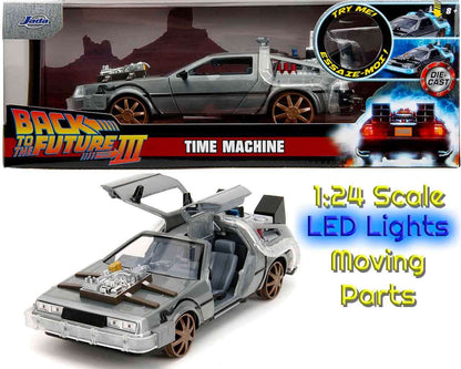De Lorean with Railroad Wheels 1:24 - Jada Toys - Anime Figuren günstig kaufen