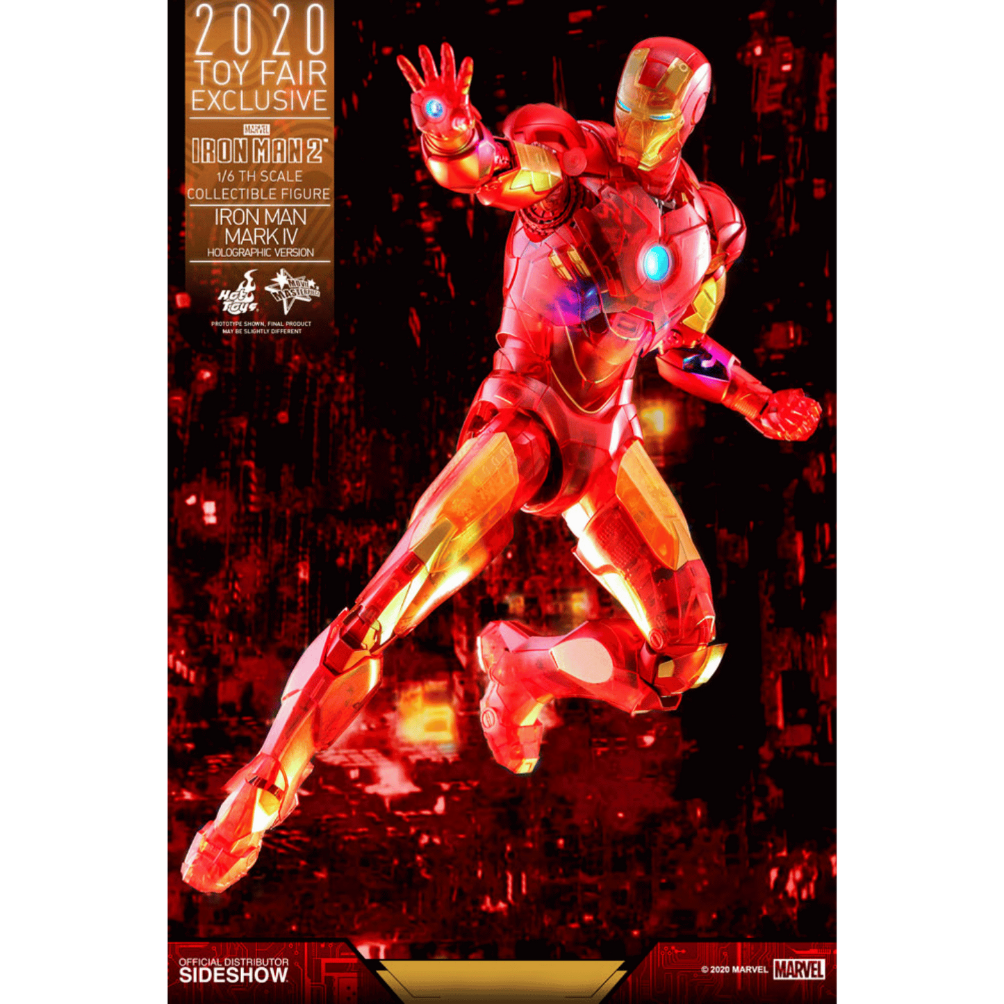 Iron Man Mark IV (Holographic Version) – 1/6 Scale Collectible Figure | Hot Toys