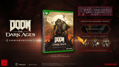 Doom: Dark Ages Premium Eidtion DE Version (Xbo X)