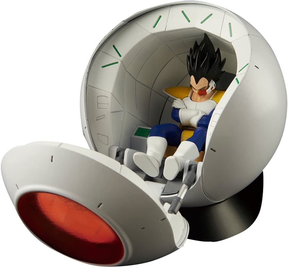 Saiyan Space Pod/Saiyajin Space Capsule Plastic Model Kit Bandai 