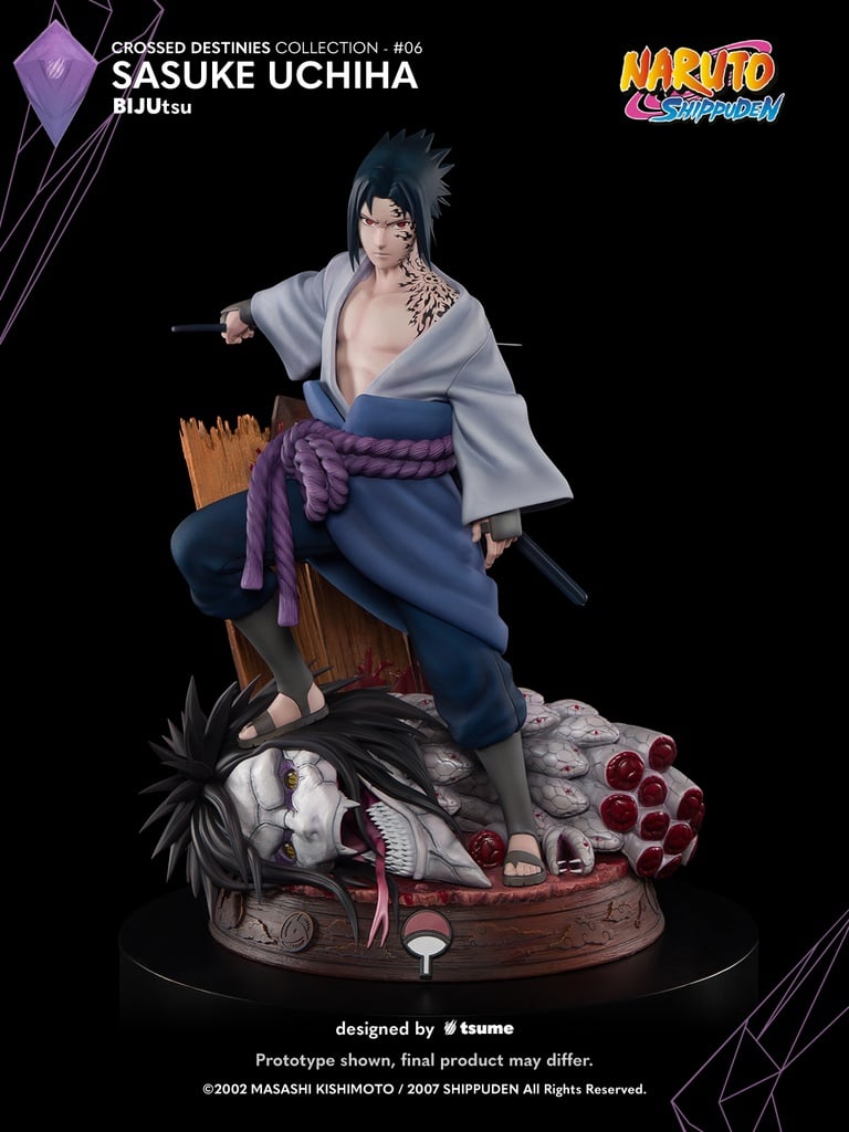 NARUTO - Sasuke - Statue Bijutsu 1/6 By Tsume 49cm