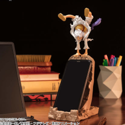 Monkey D Luffy Gear 5 Statue and Smartphone Holder Banpresto 
