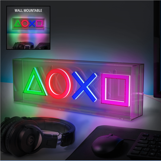 Playstation: LED Neon Light Paladone - Anime Figuren günstig kaufen