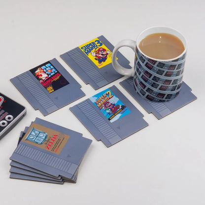 Nintendo Nes Spiele Untersetzer