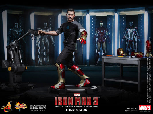 Tony Stark Iron Man 3 Movie Masterpiece Hot Toys - Anime Figuren günstig kaufen