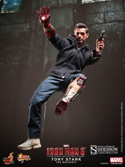 Tony Stark (The Mechanic) Iron Man 3 Movie Masterpiece Hot Toys