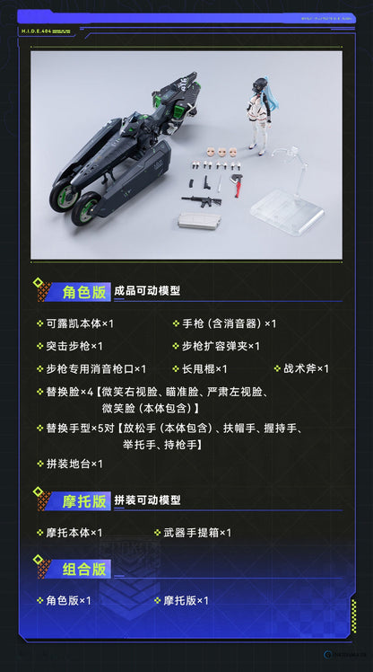 Girls` Frontline 2: Exilium Klukai -Speed Star- Motorcycle 1/12 Scale Plastic Model Kit (Plastic model)