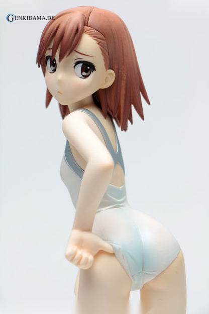 Toaru Kagaku no Railgun - Mikoto Misaka Tokiwadai Junior High Specified White Swimsuit Anime Ver.