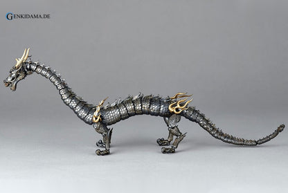 KT Project KT-003 Takeya Style Jizai Okimono "Dragon" Iron Rust Look Edition