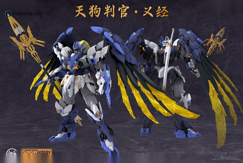 MJZ STUDIO x SUNDAY HOBBY Tengu Hangan Yoshitsune Plastic Model Kit