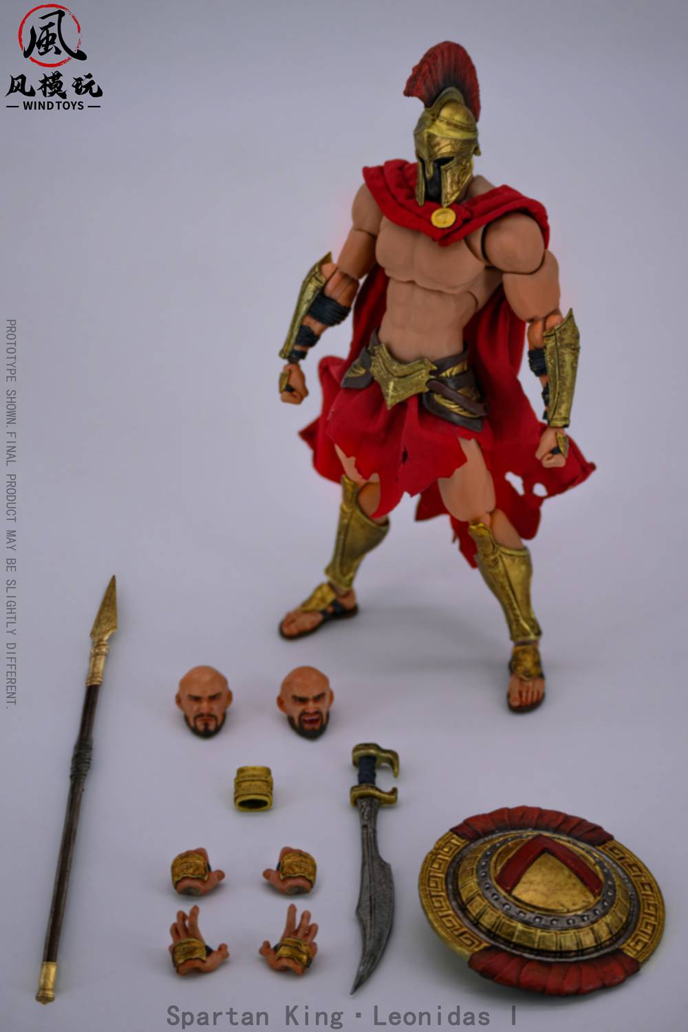 Action Figure: Spartan King Leonidas I 1/12 [Wind Toys]