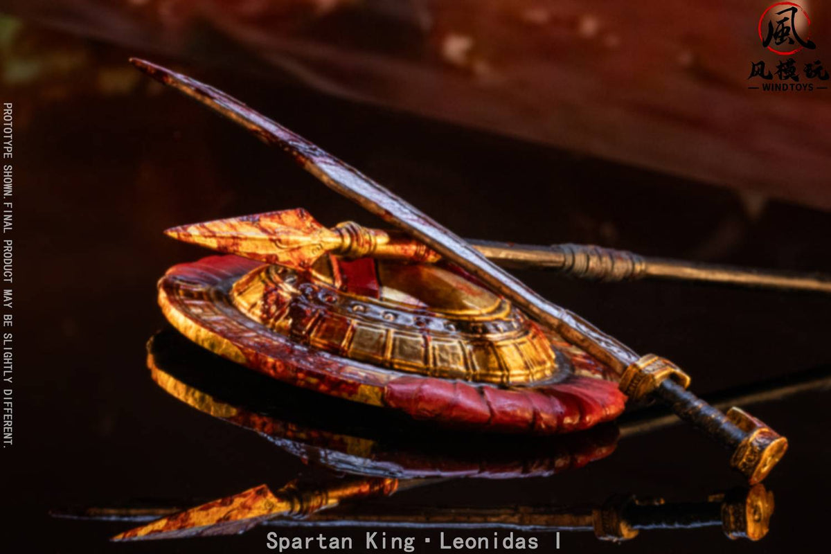 Action Figure: Spartan King Leonidas I (Battle-Worn Ver.) 1/12 [Wind Toys]