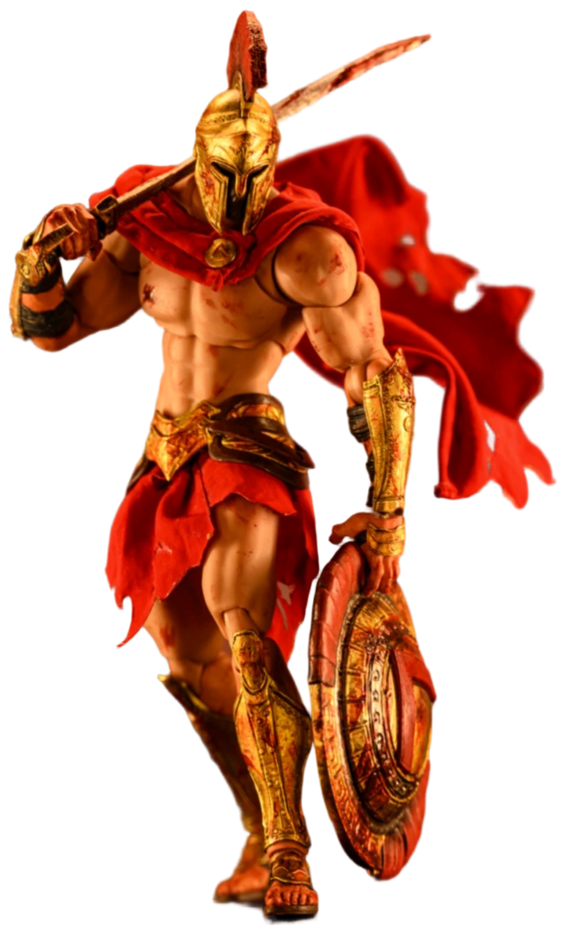 Action Figure: Spartan King Leonidas I (Battle-Worn Ver.) 1/12 [Wind Toys]