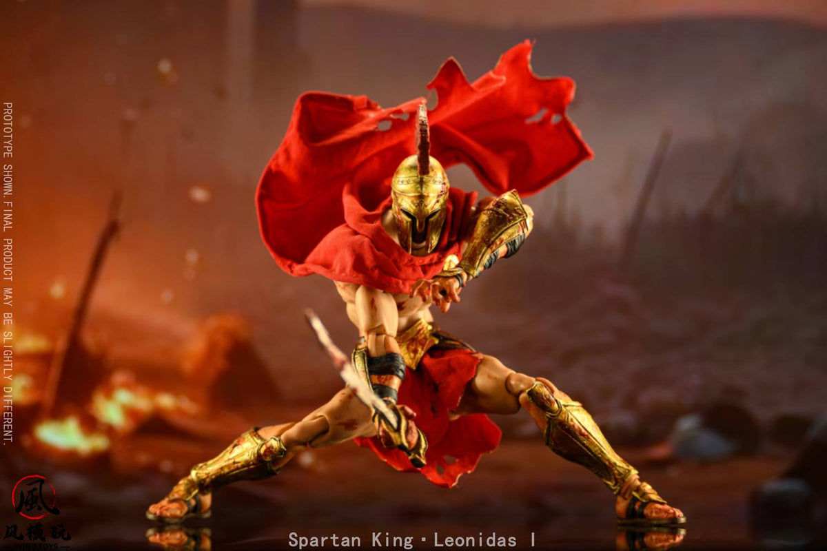 Action Figure: Spartan King Leonidas I (Battle-Worn Ver.) 1/12 [Wind Toys]
