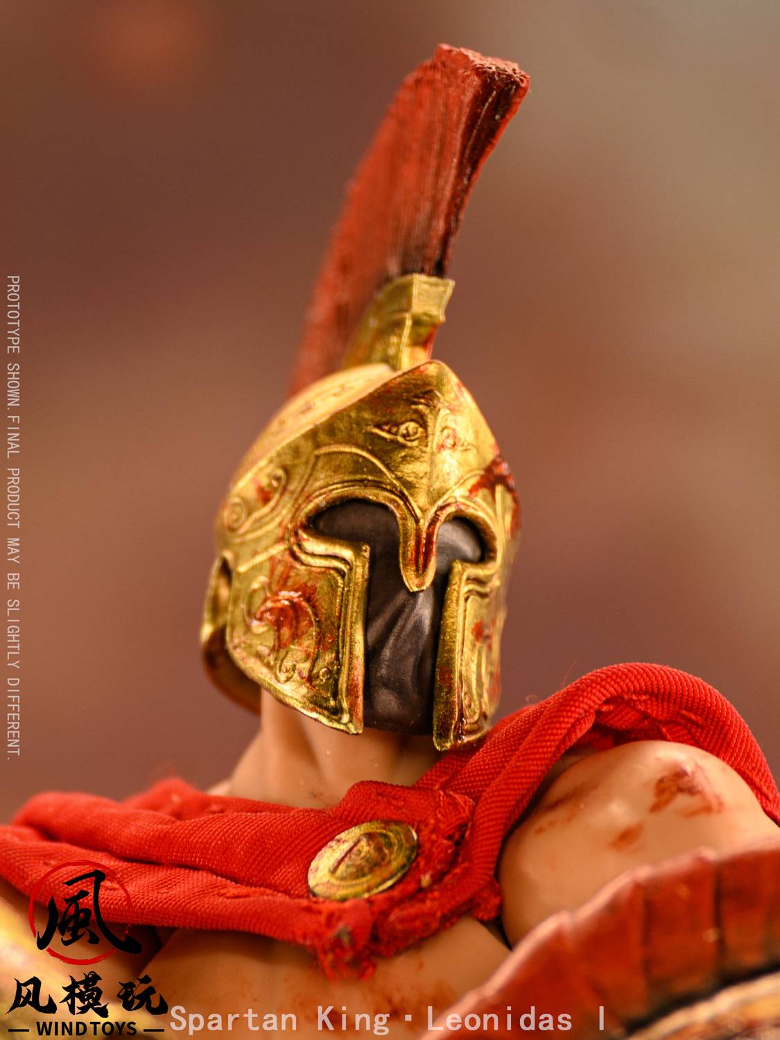 Action Figure: Spartan King Leonidas I (Battle-Worn Ver.) 1/12 [Wind Toys]
