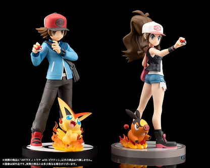 ARTFX J: Pokémon Black & White - Hilbert & Victini 1/8