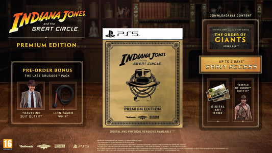 Indiana Jones und der große Kreis Premium Edition (PS5) (PEGI) - Anime Figuren günstig kaufen