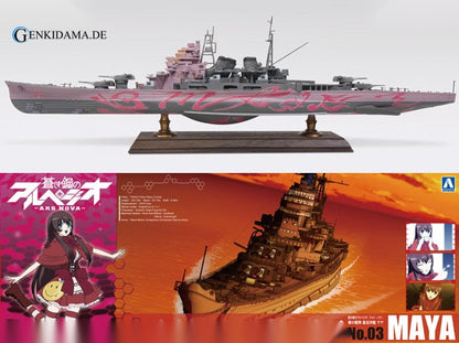 Arpeggio of Blue Steel: Ars Nova No.3 1/700 Heavy Cruiser Maya Plastic Model - Anime Figuren günstig kaufen