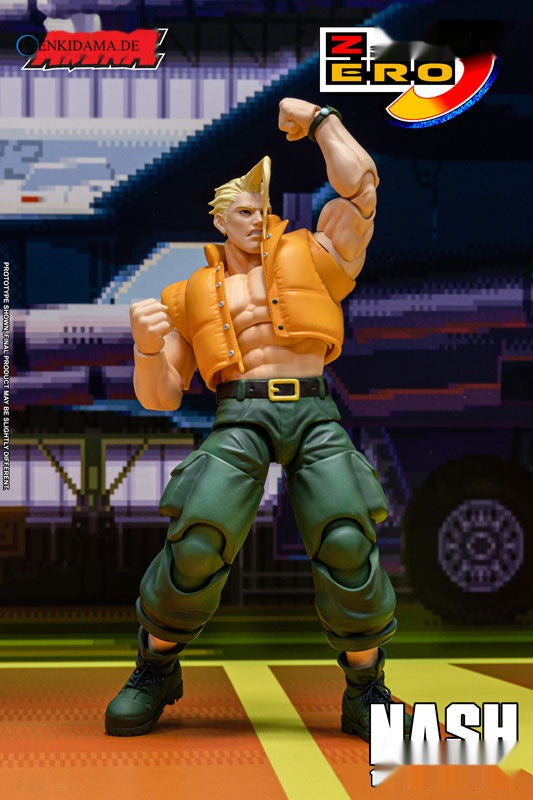 STORM ARENA STREET FIGHTER ALPHA 3 NASH ACTION FIGURE