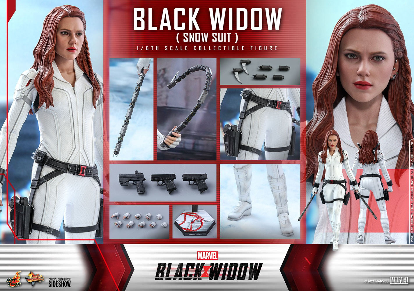 Black Widow (Snow Suit Version) 1/6 Scale Collectible Figure – Hot Toys Movie Masterpiece