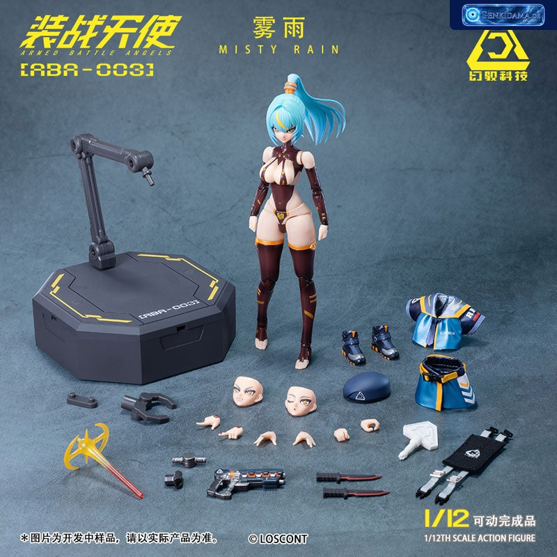 Armored Battle Angels Series ABA-003 Misty Rain 1/12 Scale Posable Figure [LOSCONT]