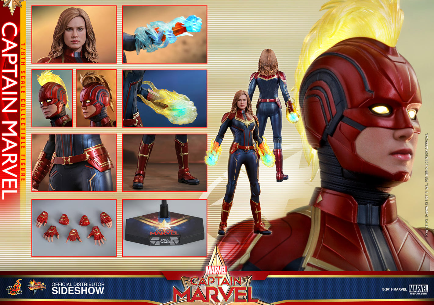 Captain Marvel 1/6 Scale Collectible Figure – Hot Toys