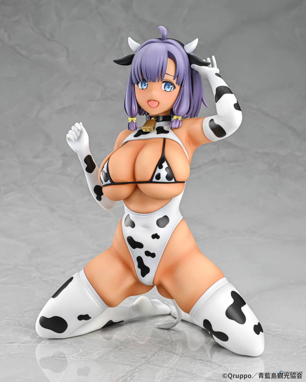 Nukitashi The Animation: Misaki Hotori (Tanned Ver.) (Cow-Print Costume Ver.) 1/5 (Cast-Off)