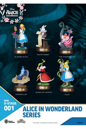 Alice im Wunderland Mini Diorama Stage Statuen 6-er Pack - Anime Figuren günstig kaufen